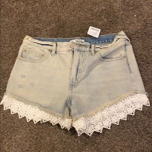 Free people jean shorts